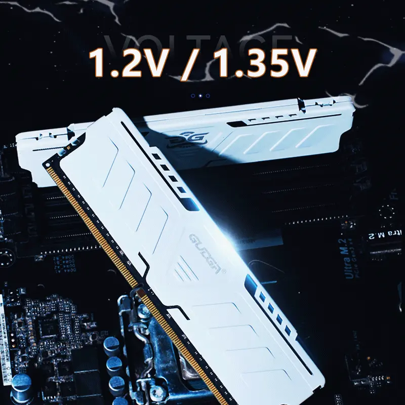 Memória RAM DDR4 com colete de resfriamento